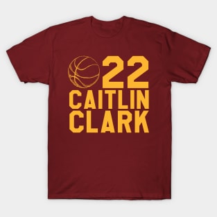 caitlin clark 22 T-Shirt